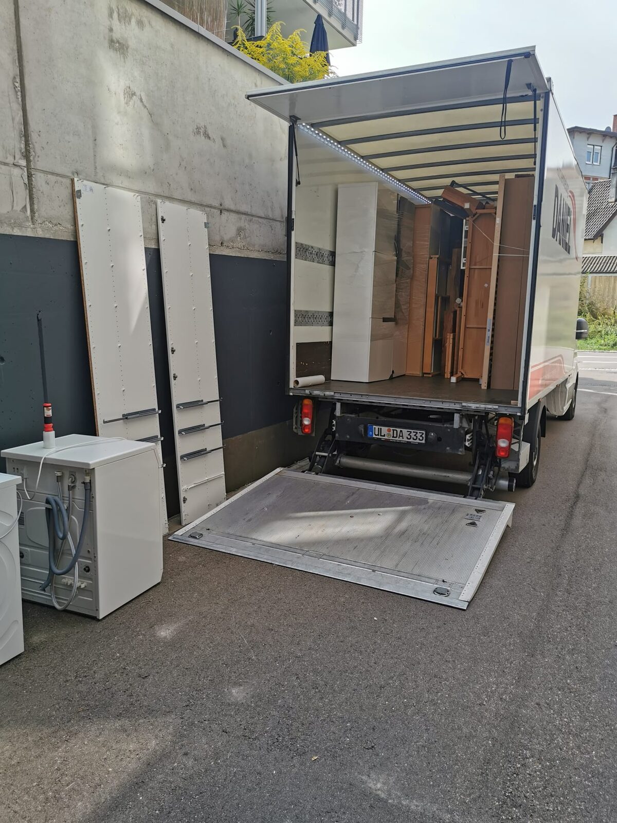 Umzug & Transport – Einsatz vor Ort